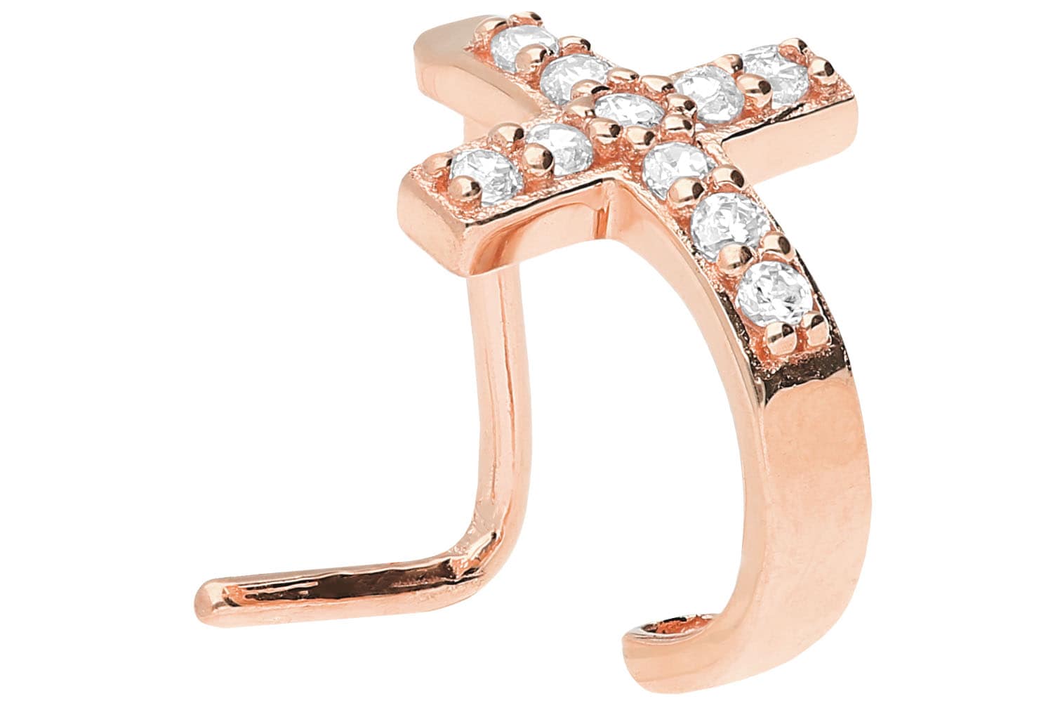 Chirurgenstahl Nasenstecker Nasenpiercing KRISTALLKREUZ ++SALE++